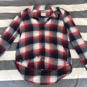 American Eagle Boyfriend Fit Flannel Size: S